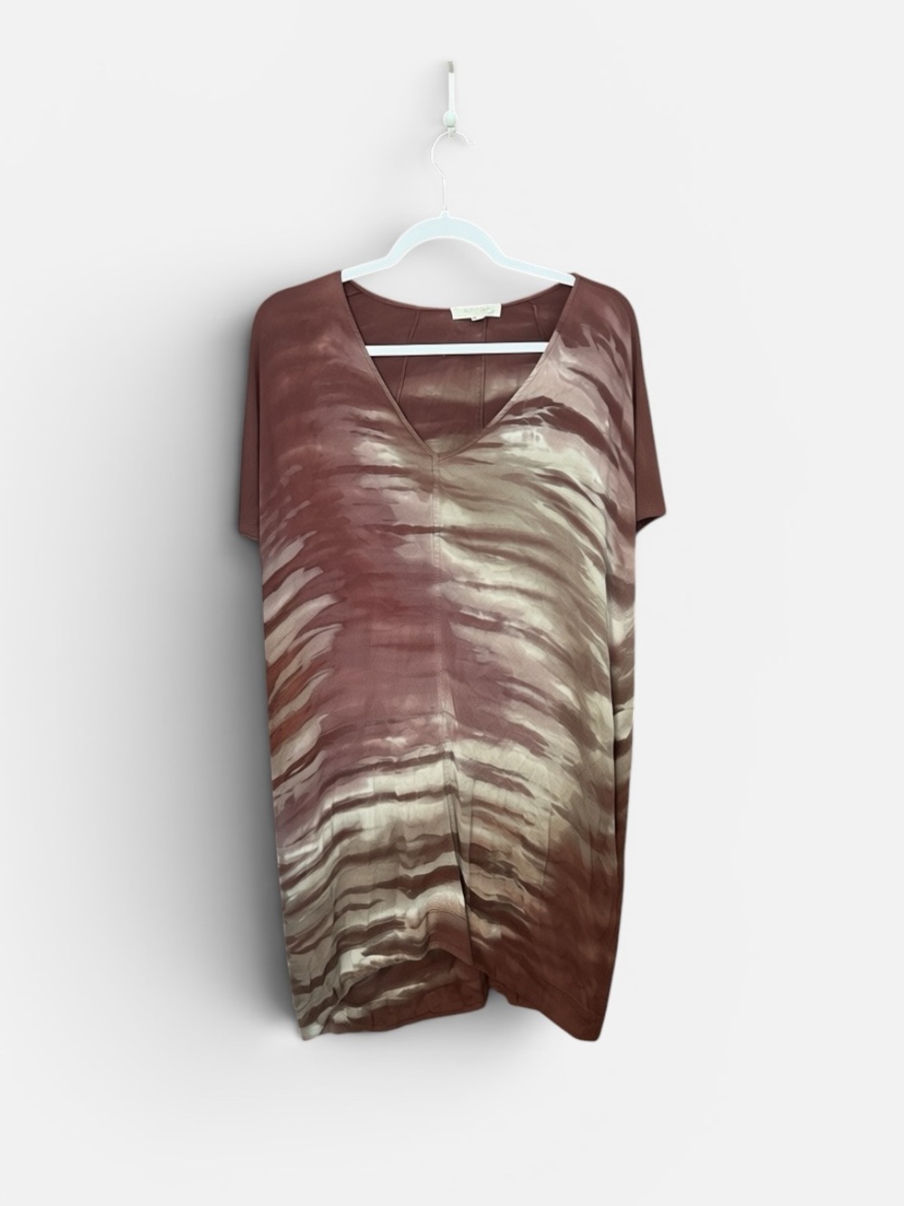 River + Sky Dip Dyed Shirt Dress Size S